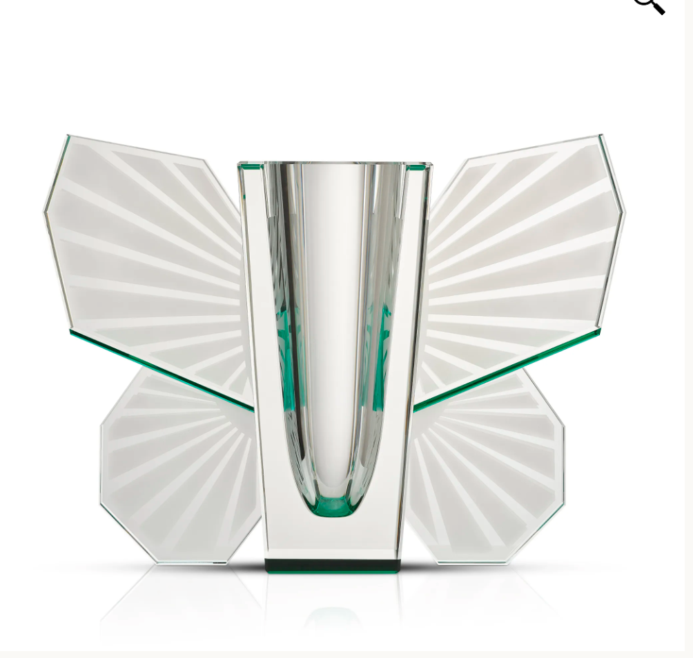 Claire - Vase Clear/Deep Green 38x12x28cm-1