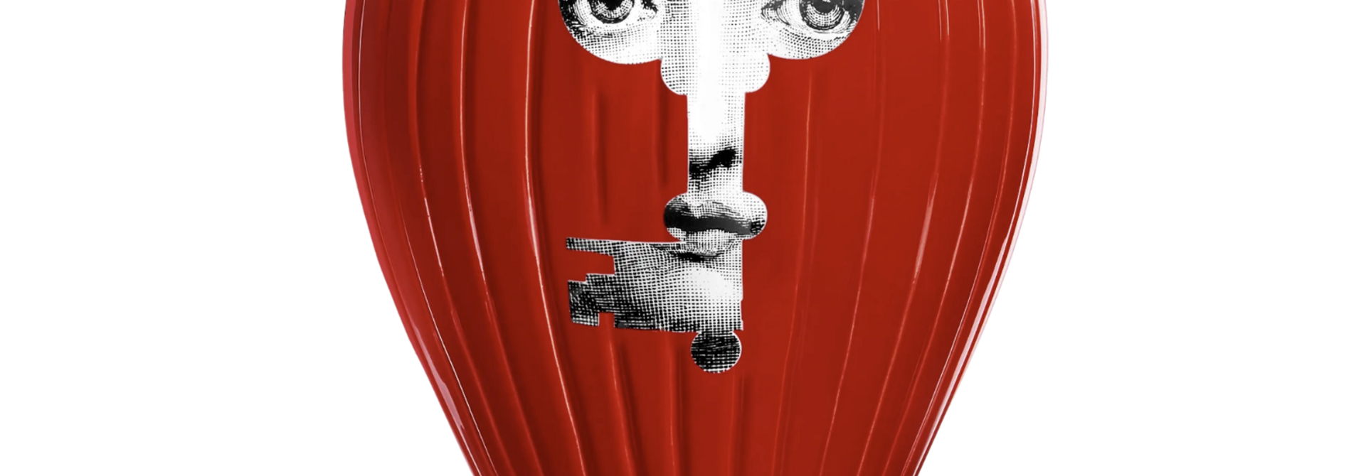 Vase Rigato Serratura Red