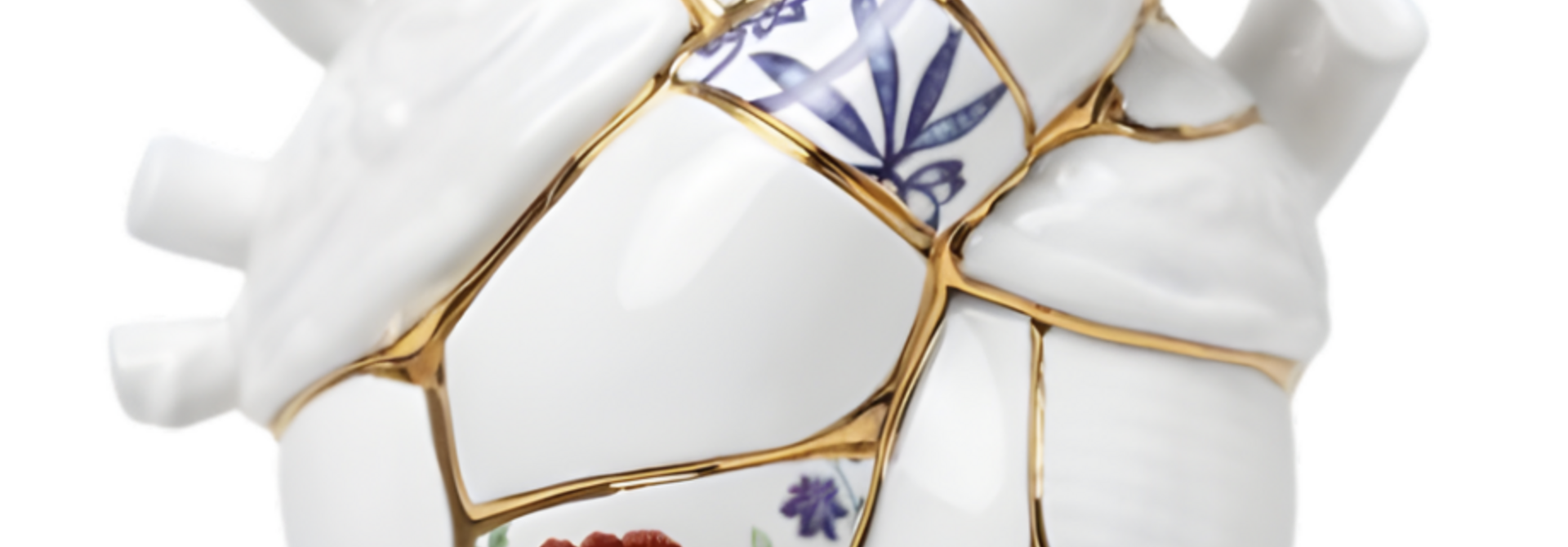 Vase Love in Bloom Kintsugi H.25cm