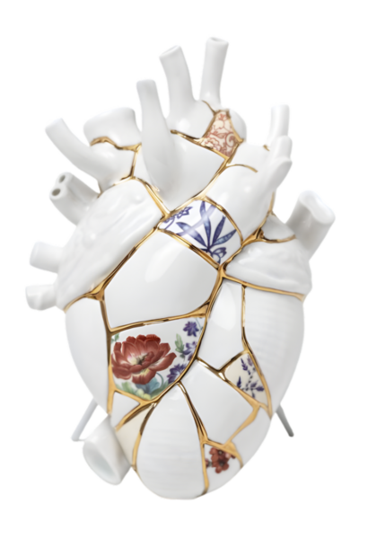 Vase Love in Bloom Kintsugi H.25cm