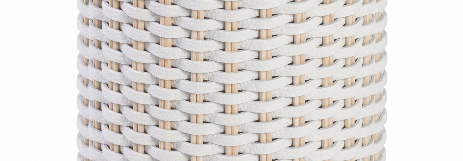 Bottle Cooler Menton Rotin Natural & Golf White