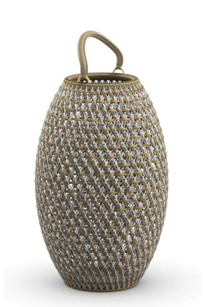 Lantern Dala L Ibiza & White Ø41xH.62cm