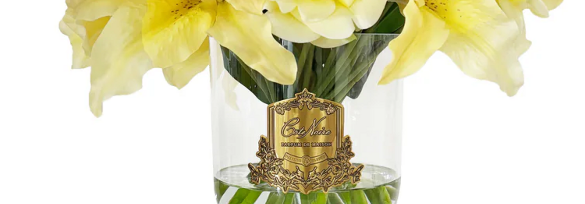 Bouquet Versailles Roses & Lys Jaune