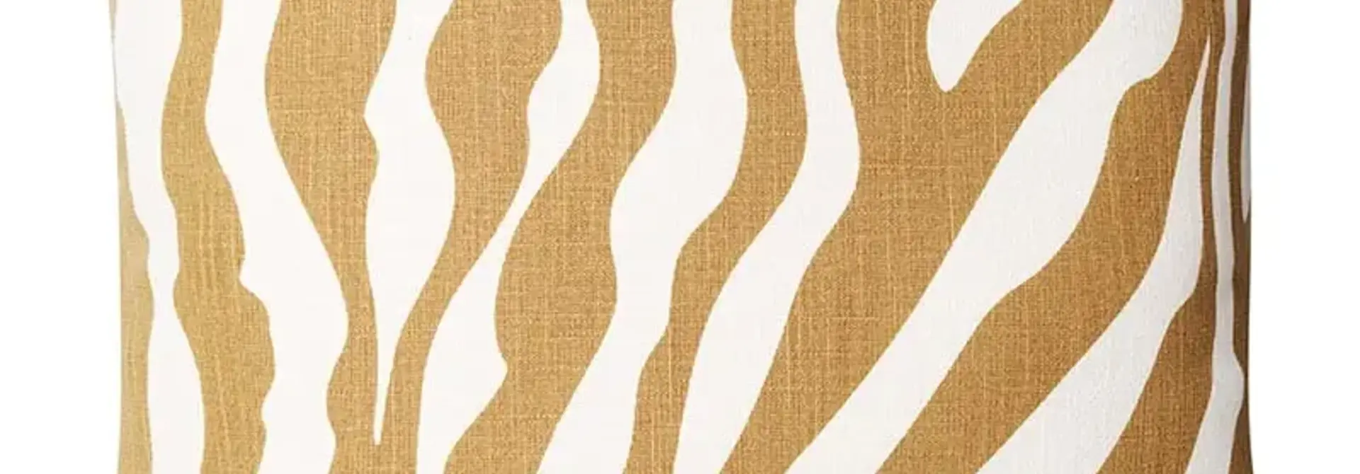 Coussin Outdoor Zebra - Beige & Off White 50x50cm