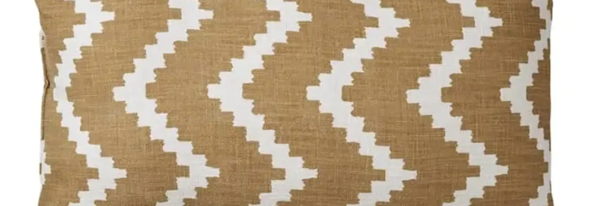 Coussin Outdoor Ikat  - Sema Beige & Off White 40x60cm