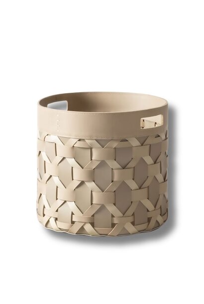 Panier Palù Cuir Regular ⌀36x34cm