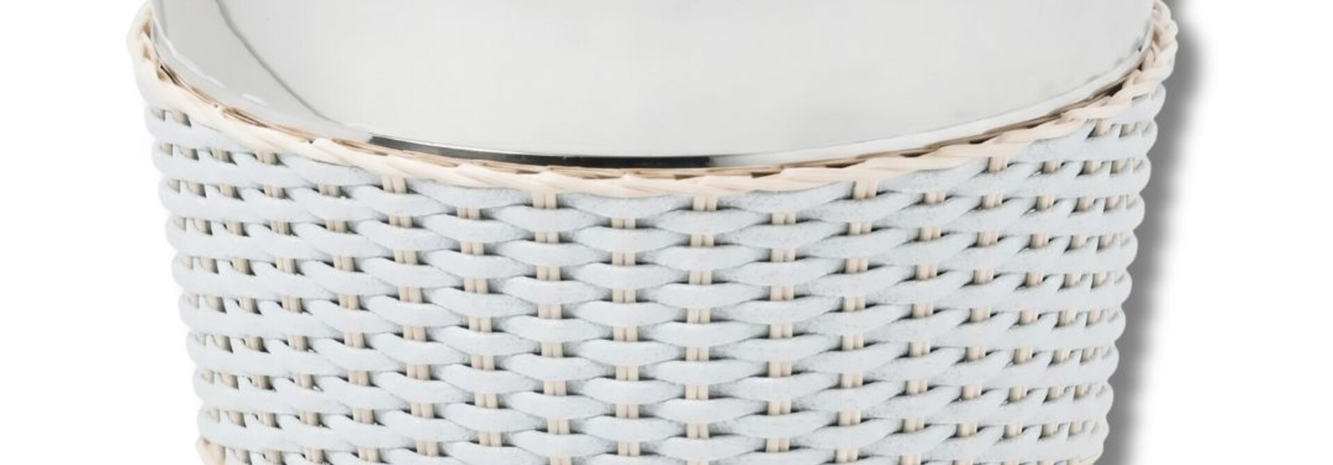 Champagne Bucket Menton Rotin Natural & Golf Ice