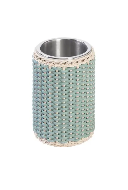 Bottle Cooler Menton Rotin Natural & Golf Sky