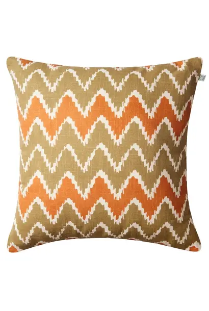 Cushion Outdoor Ikat Bangalore Beige & Apricot Orange 40x60cm