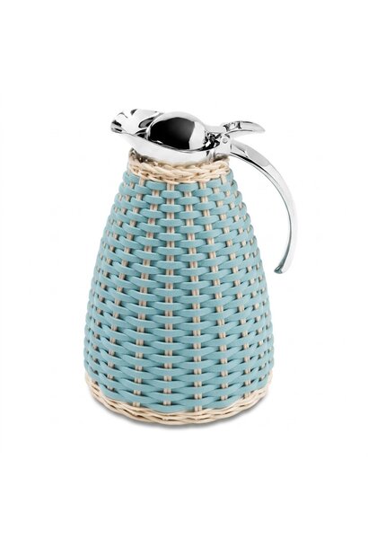Carafe Monceau en Rotin Natural & Golf Sky 1,5L