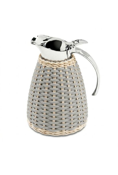 Carafe Monceau en Rotin Natural & Golf Ice 1L