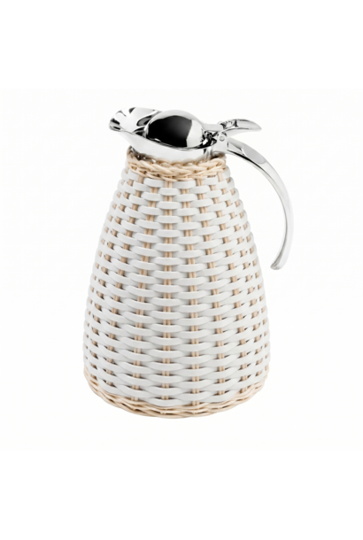 Carafe Monceau Rotin Natural & Golf White 1,5L