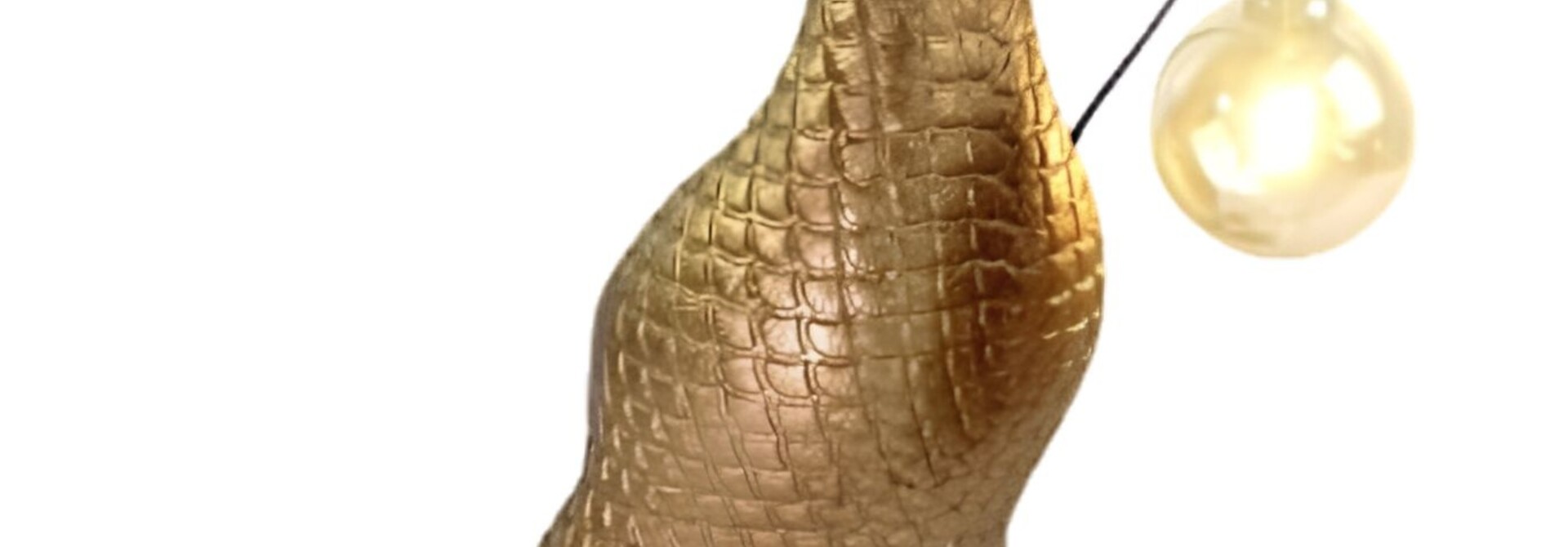 Lampe Ducky Canard Doré 90cm
