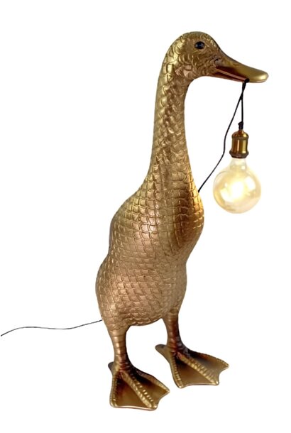 Lampe Ducky Canard Doré 90cm