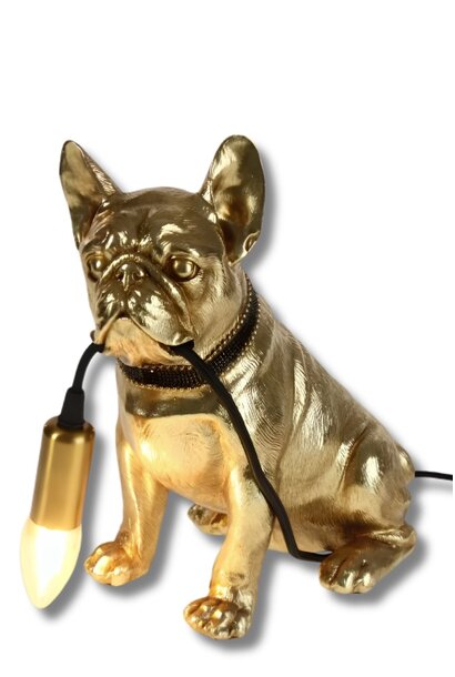 Francis Dog Table Lamp Gold
