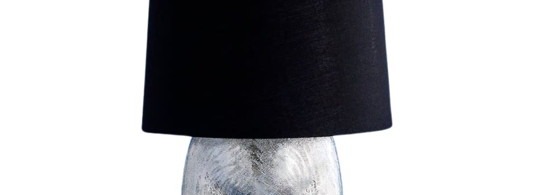 Lampe de Table Hiding Bunny Argent & Noir 74cm