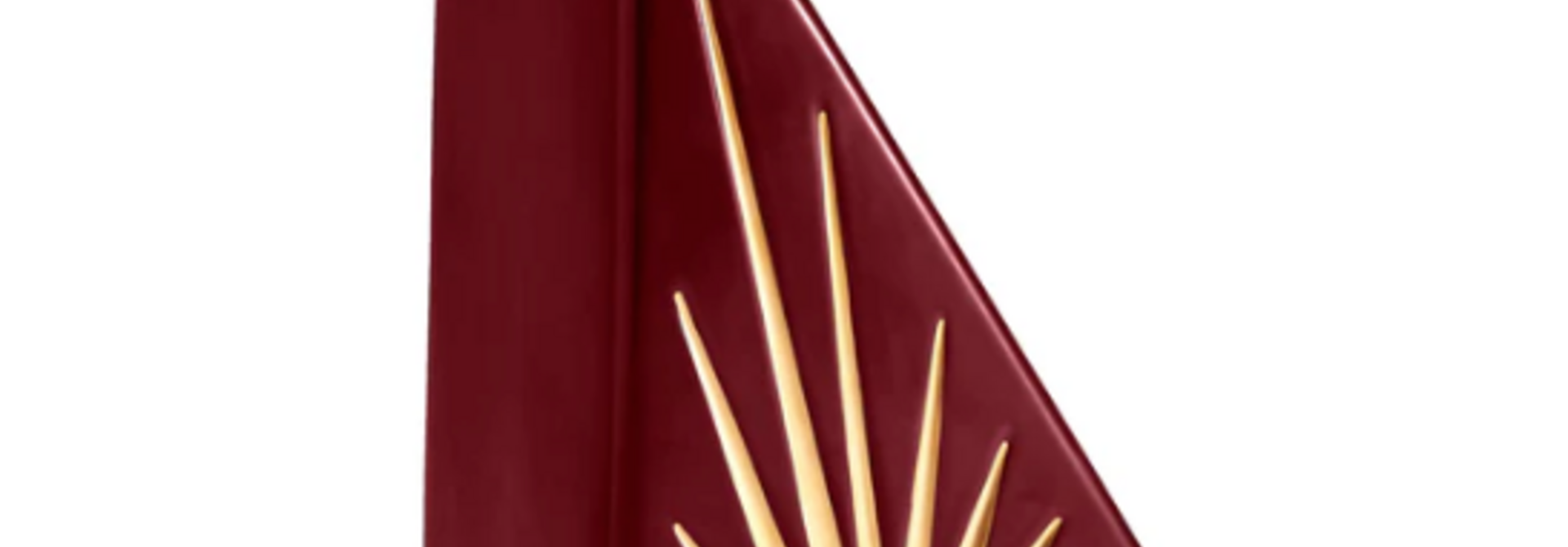 Lito Porcelain Bookend Bordeaux
