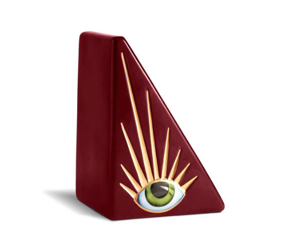 Lito Porcelain Bookend Bordeaux-1
