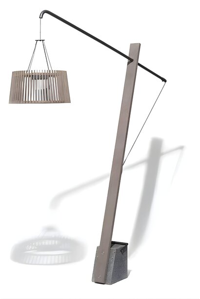 Skaal Floor Lamp with Rop&Strip Solar LED Shade