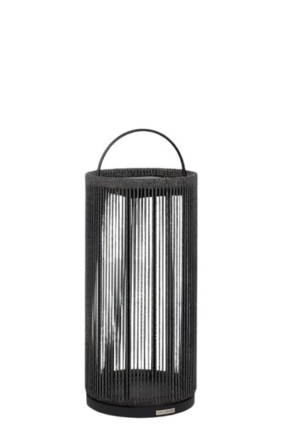 Lanterne Solaire Rop&Strip Noir & Granite 65cm
