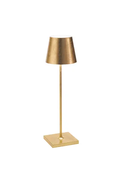 Lampe de Table Poldina Golden Leaf 38cm