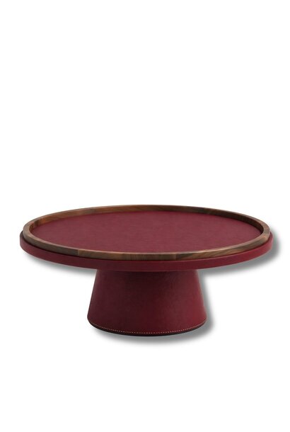 Poltrona Frau Elevated Rotating Tray Brossura Leather