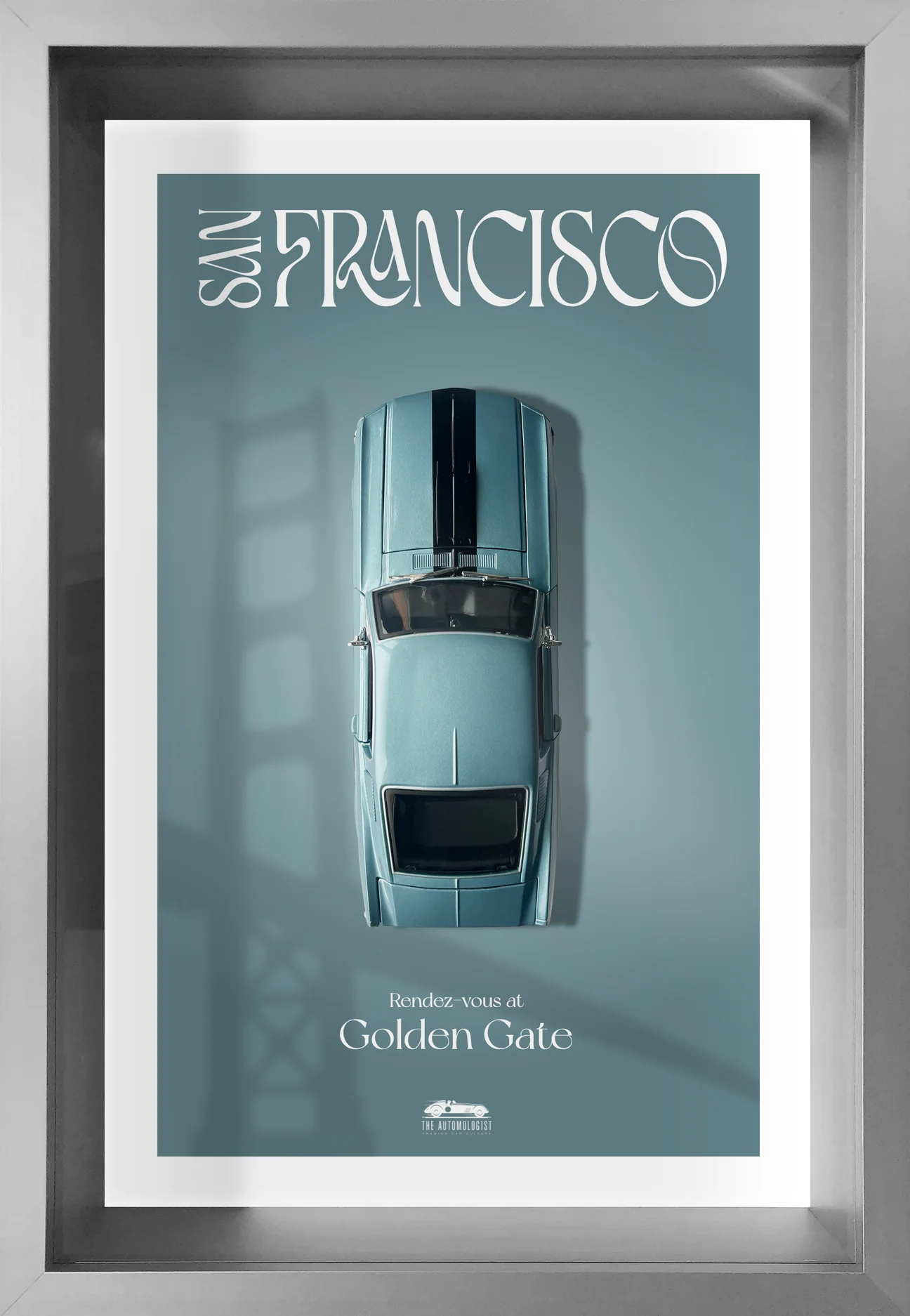Cadre Mustang GT500 San Francisco 40 × 60 cm-1