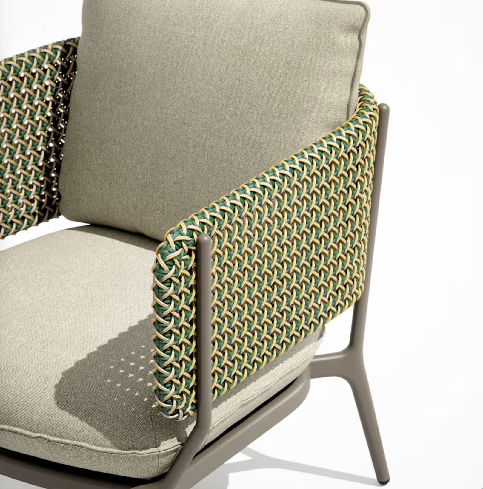 Bellmonde Lounge Chair tissu Glan Drift 82x81x73cm-6