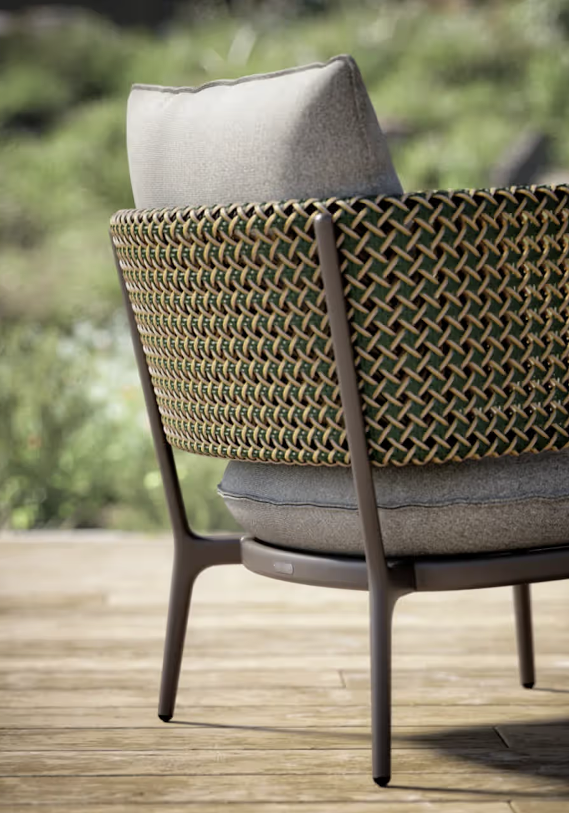 Bellmonde Lounge Chair tissu Glan Drift 82x81x73cm-5