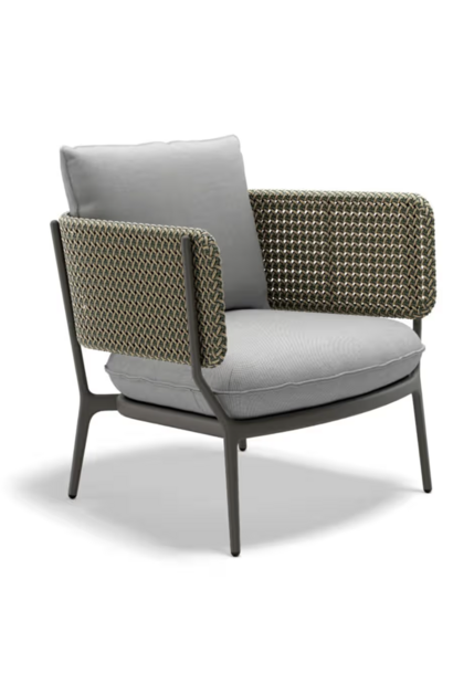 Bellmonde Lounge Chair tissu Glan Drift 82x81x73cm