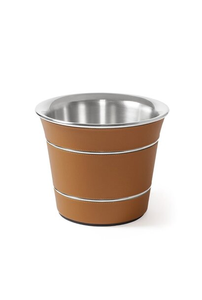 Poltrona Frau Leather Champagne Bucket Camel