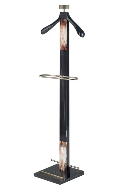 Valet de Chambre Levanzo Bois Ébène Laqué & Corne Noir
