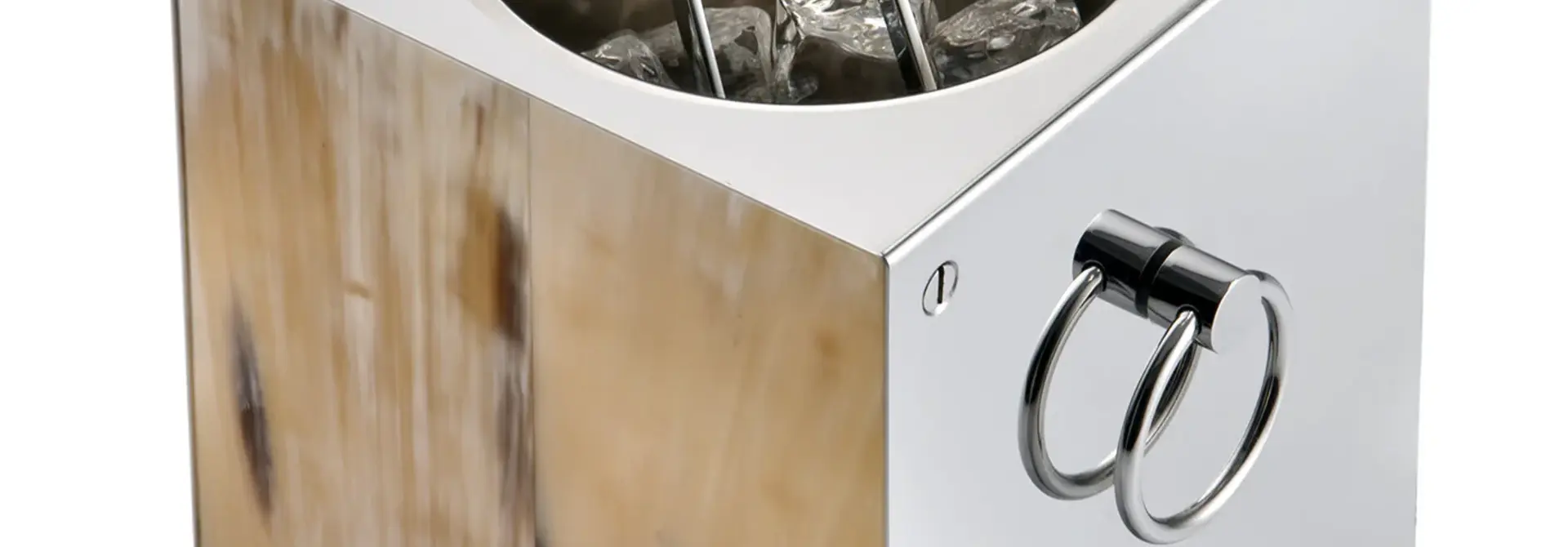 Seau à Glace Polar Corne & Acier Inoxydable