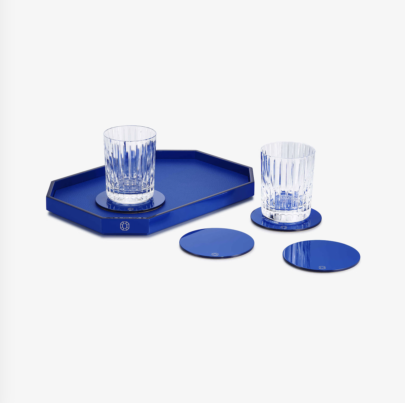 Dessous de Verre Octogone Bleu-2