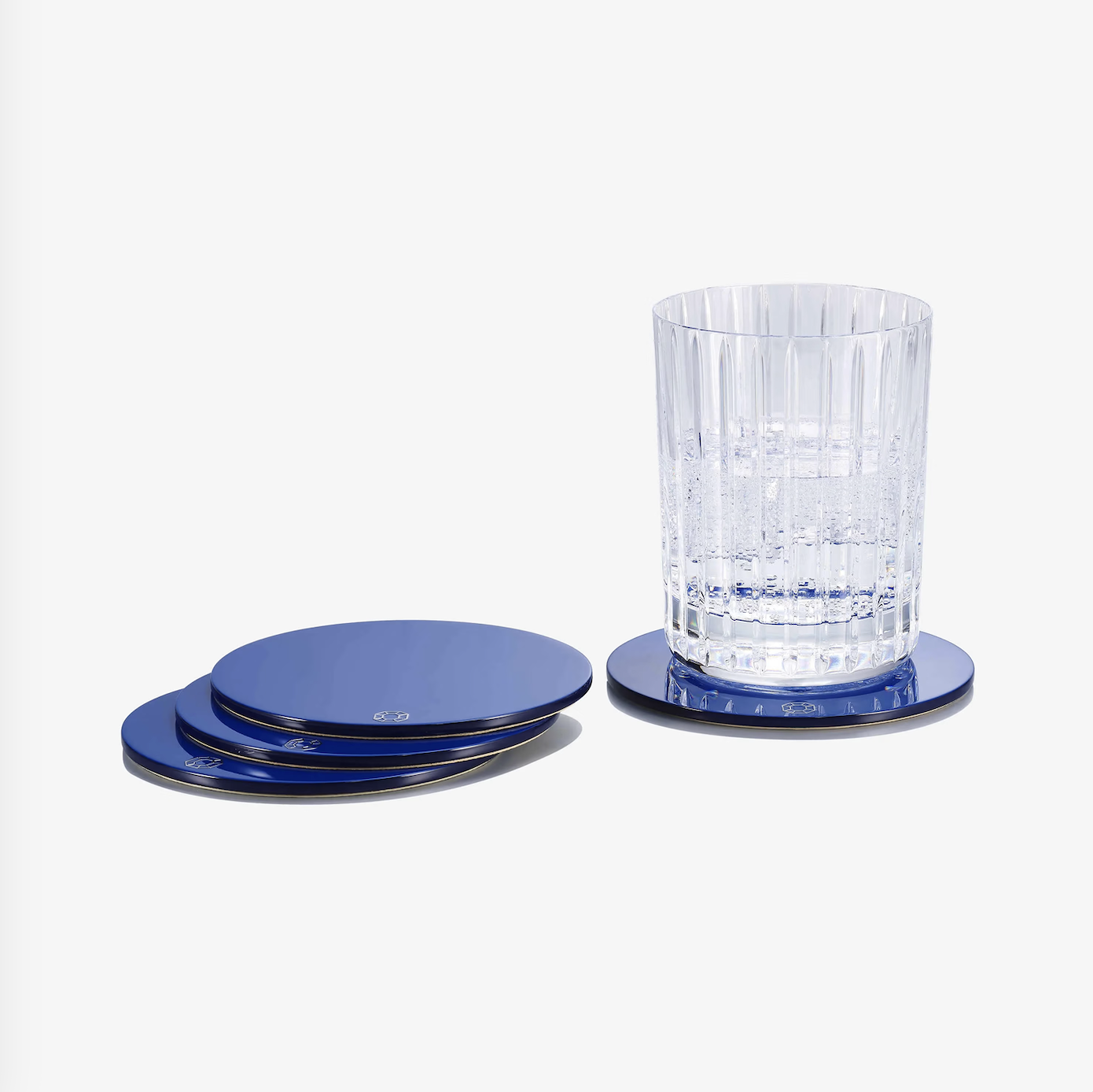 Dessous de Verre Octogone Bleu-4