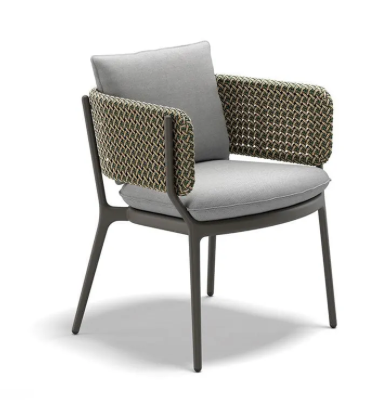 Bellmonde Lounge Chair Tissu Glan Drift 82x81x73cm-6