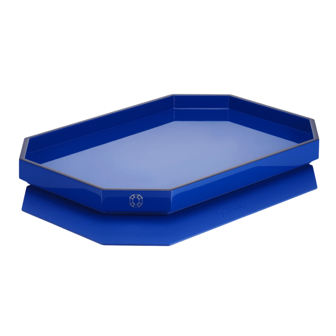 Plateau Octogone Bleu M-3
