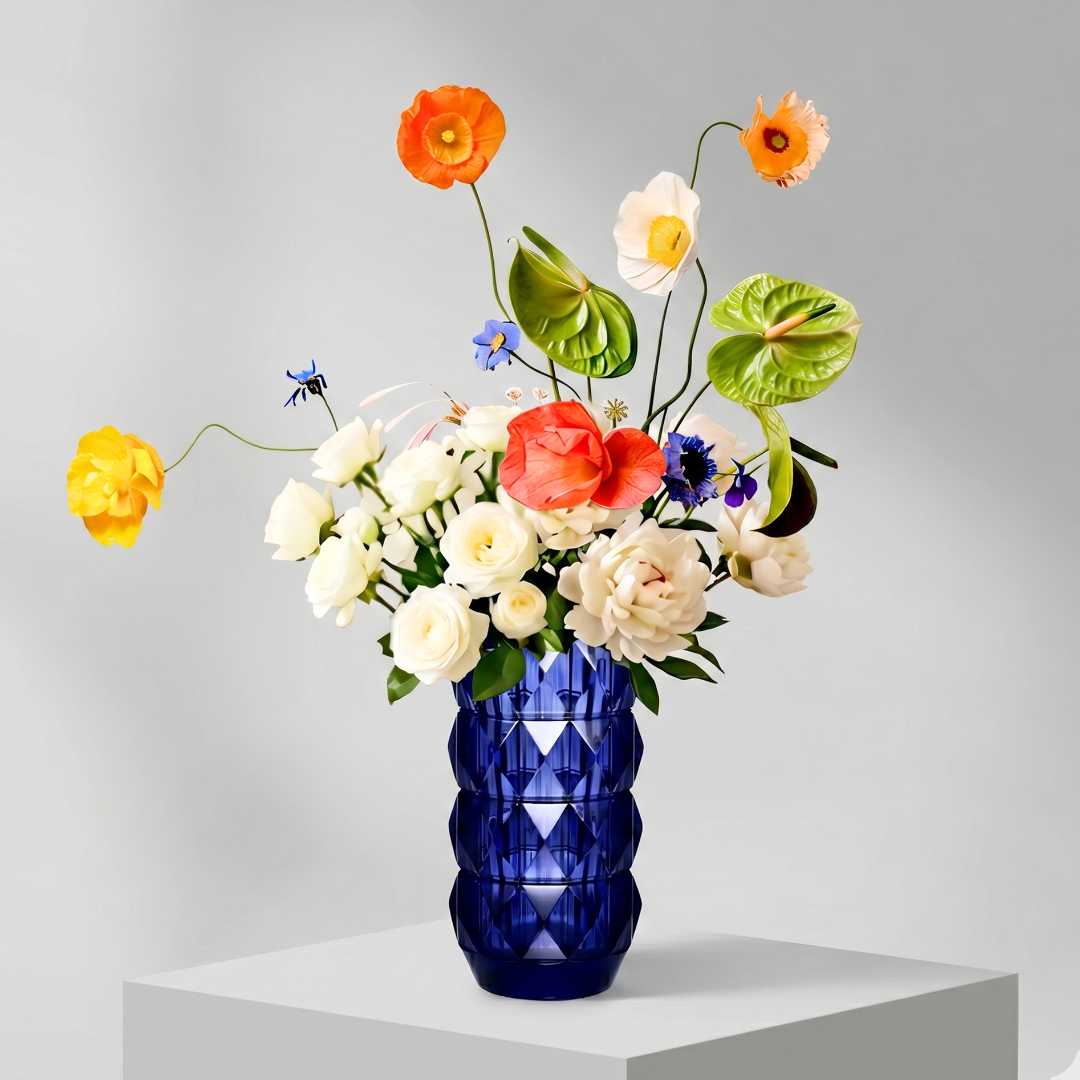 Vase Louxor Rond Midnight M-3