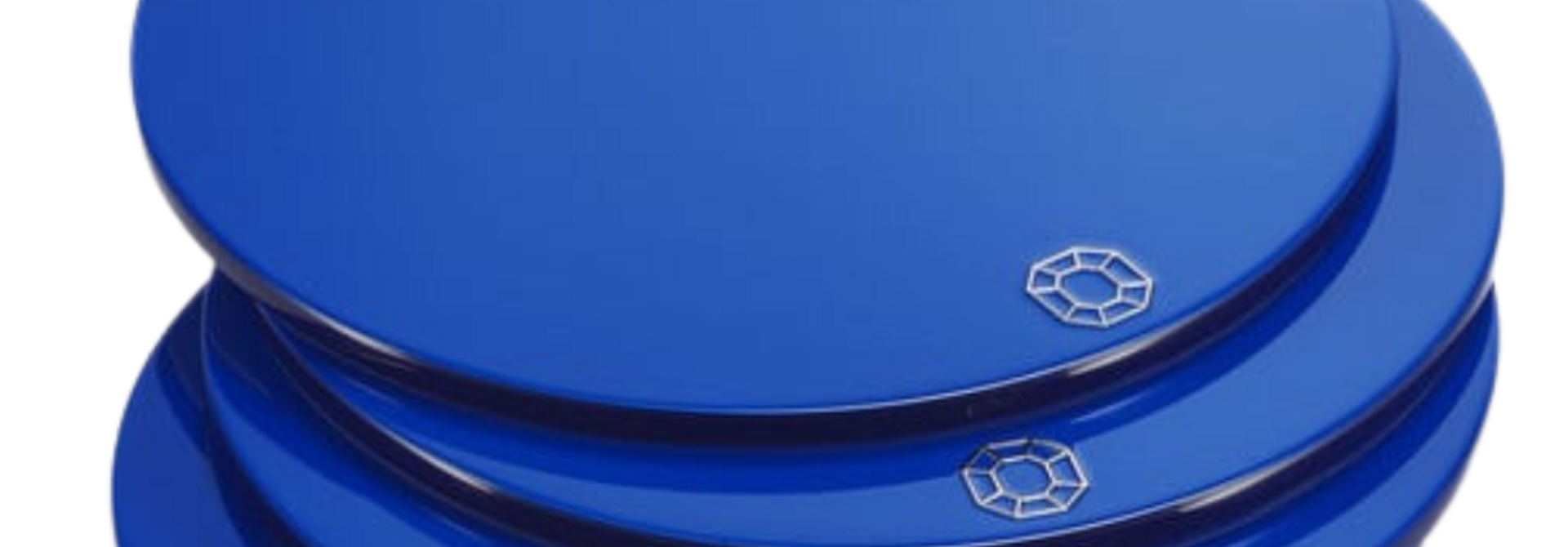 Dessous de Verre Octogone Bleu