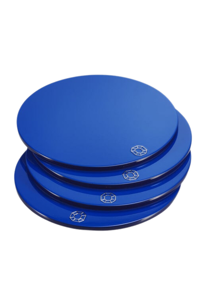 Octogone Blue Coasters