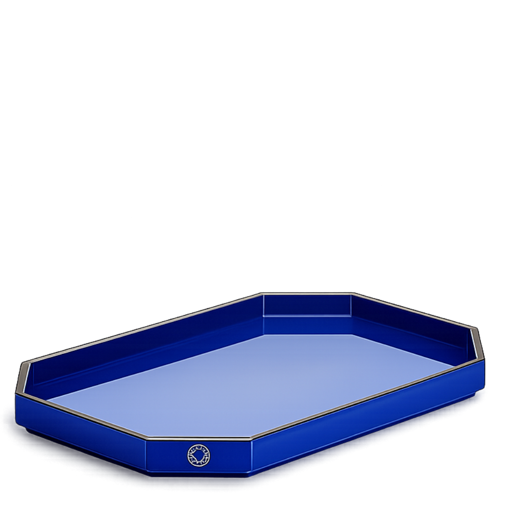 Plateau Octogone Bleu M-1