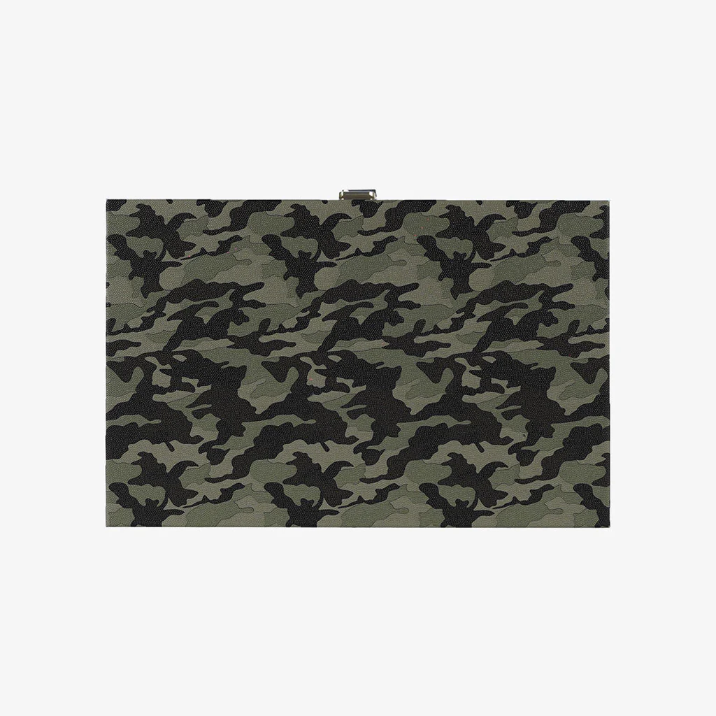 Backgammon Camouflage en Cuir Vegan Medium-7