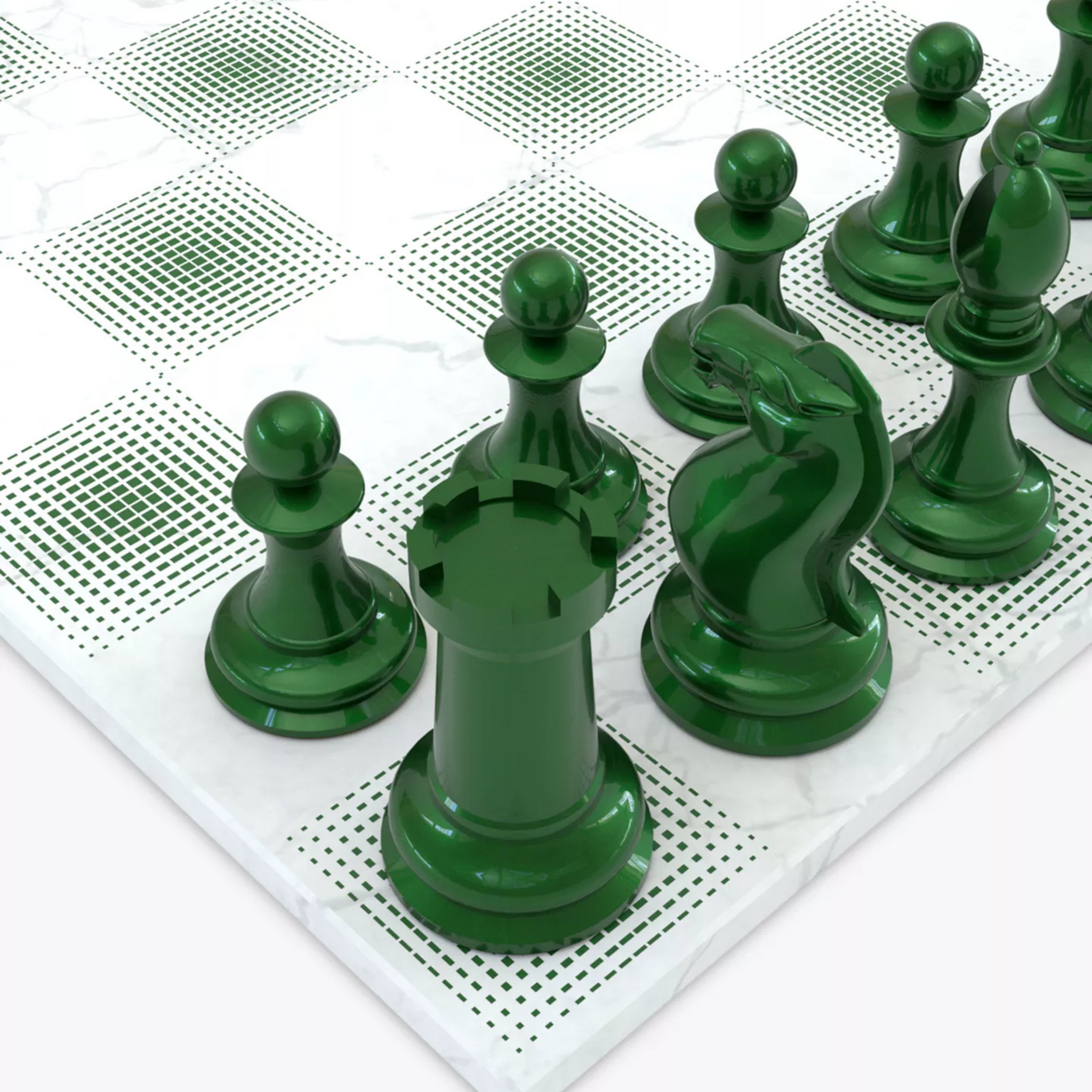 Echiquier Steel Series Vert-2