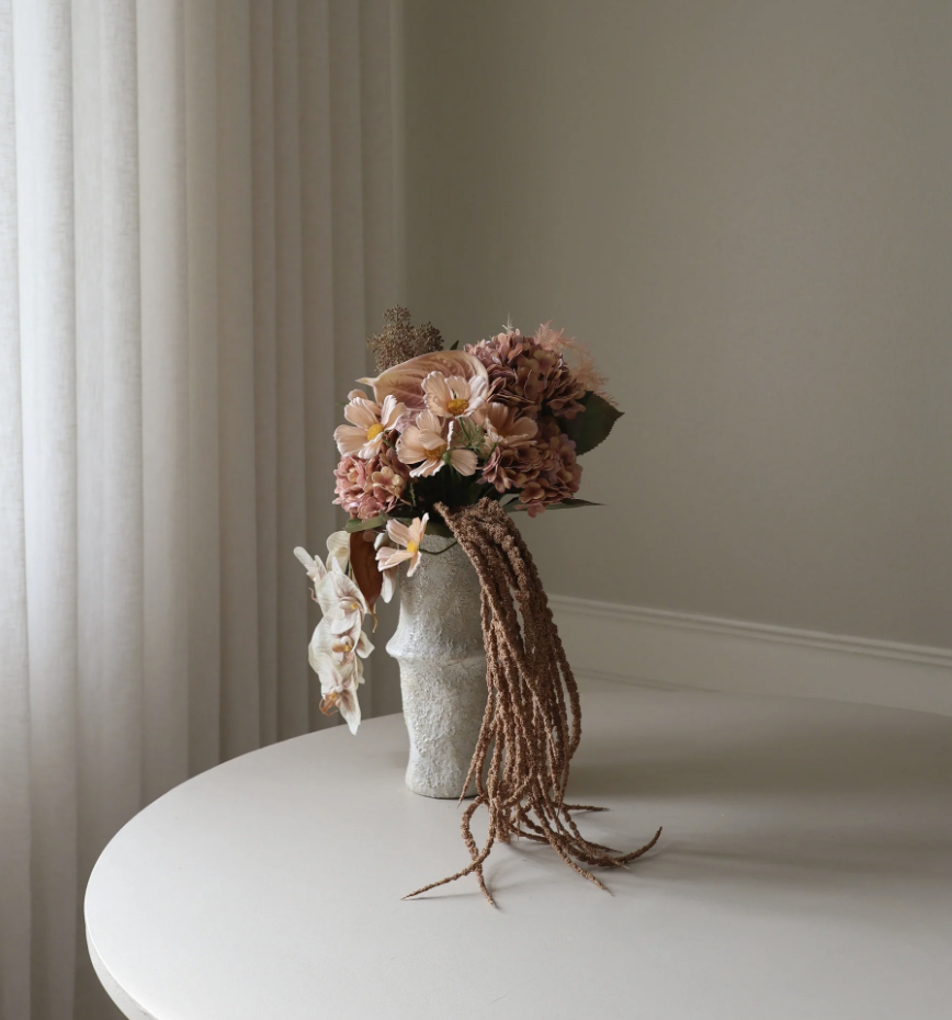Old Rose Artificial Flower Bouquet-3