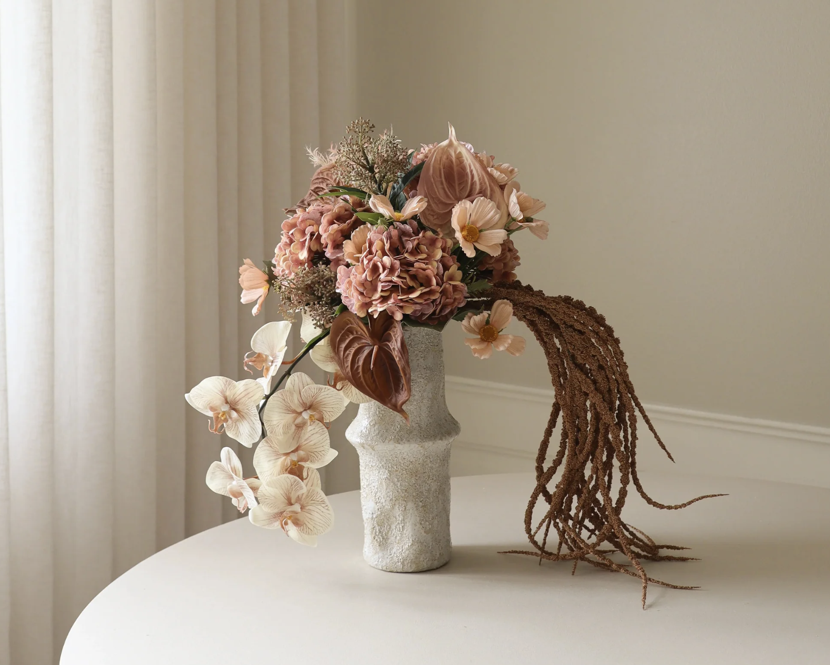 Old Rose Artificial Flower Bouquet-2