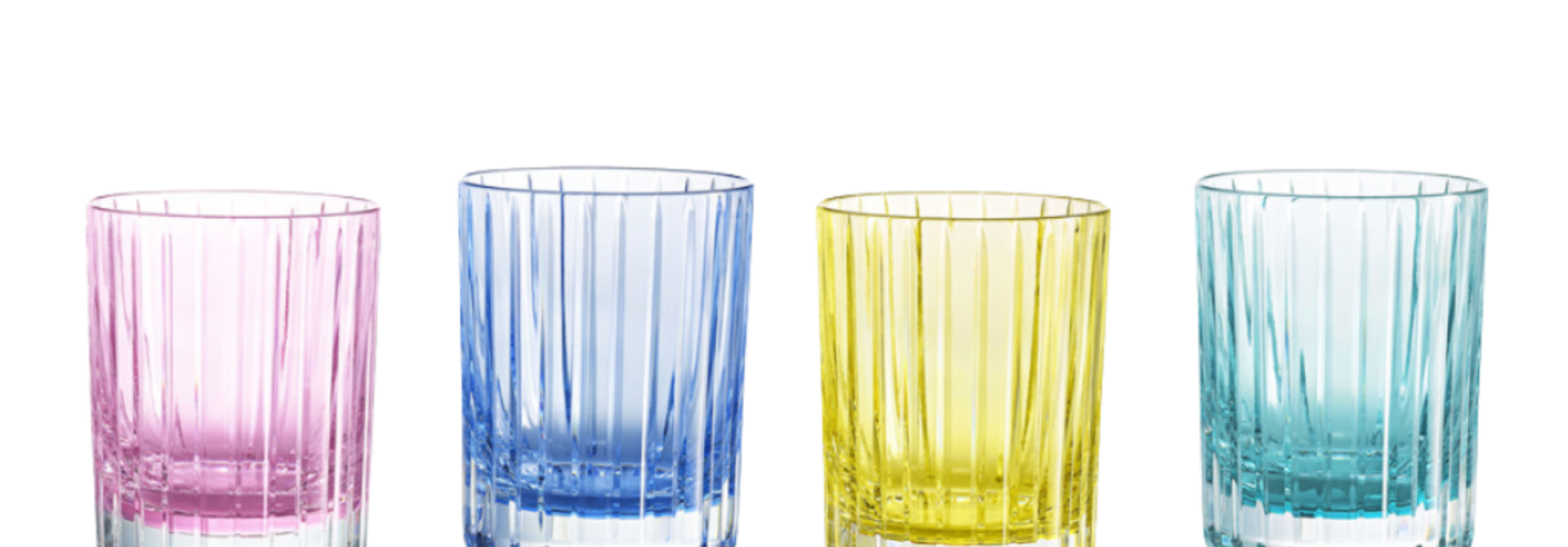 Gobelets Harmonie Colors of Joy Cristal Pastel Multicolore