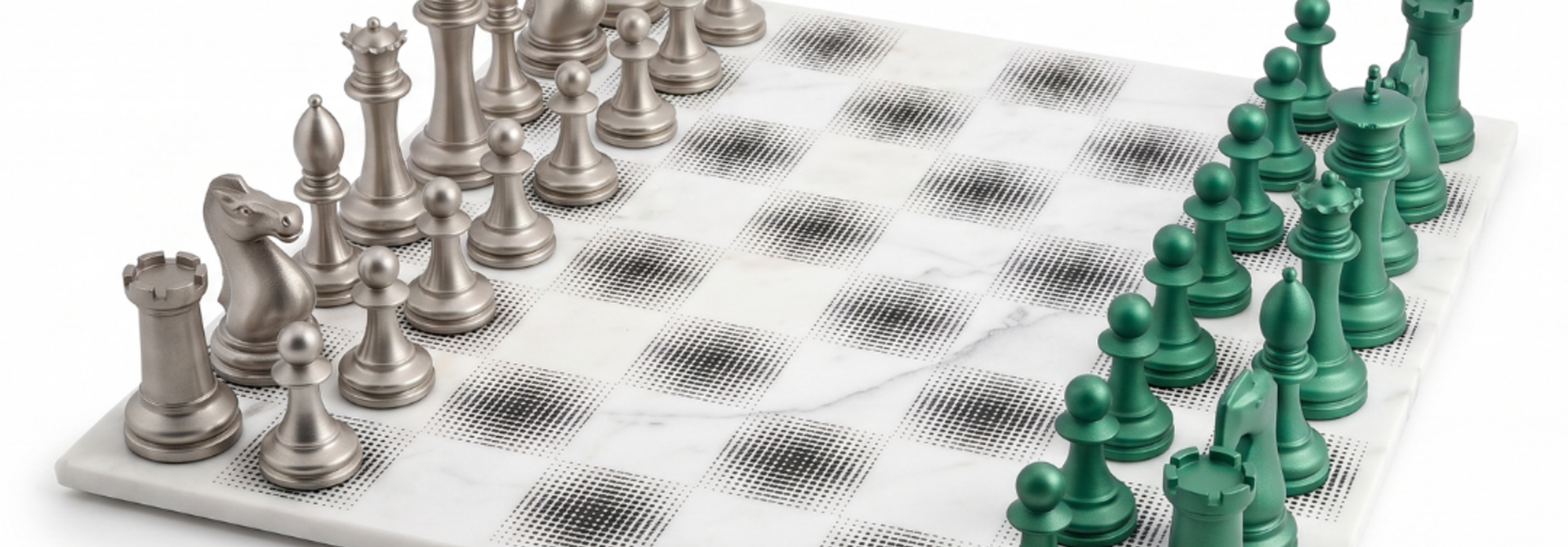 Jeu d’Échecs Steel Series Vert