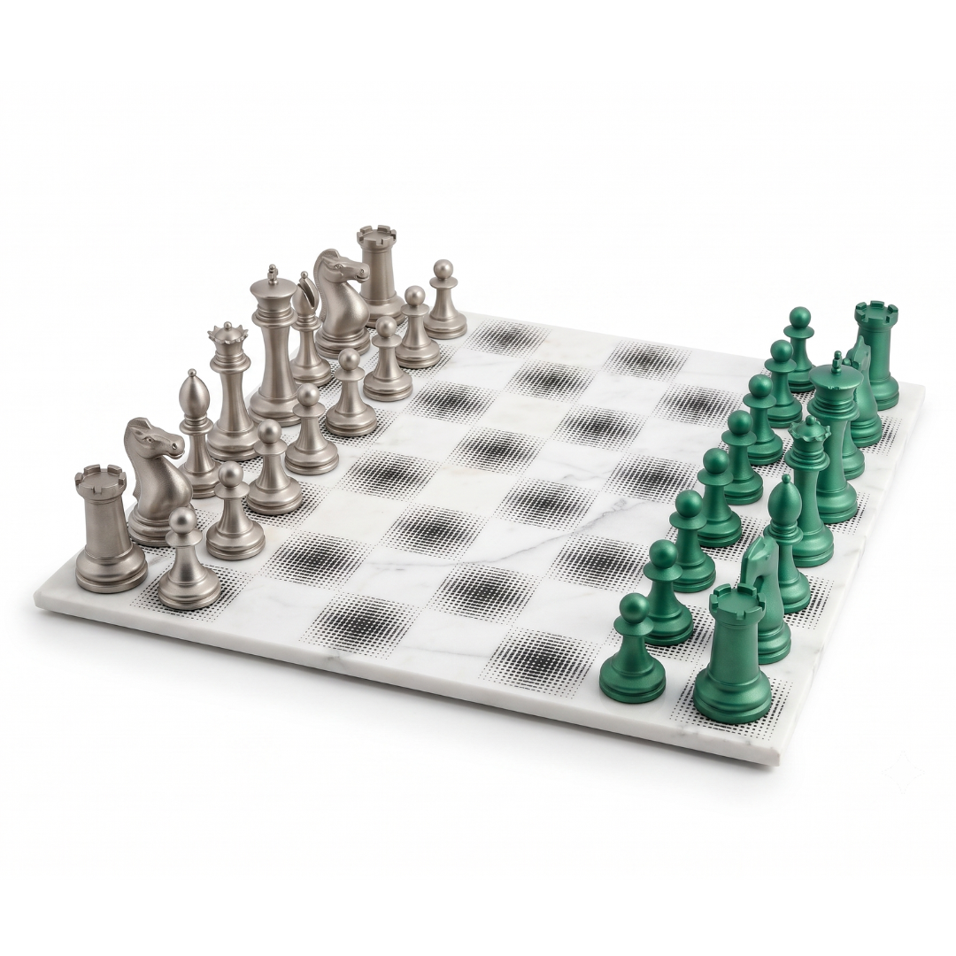 Jeu d’Échecs Steel Series Vert-1