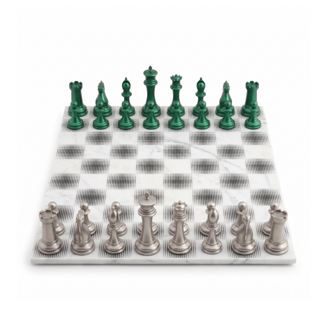 Jeu d’Échecs Steel Series Vert-2