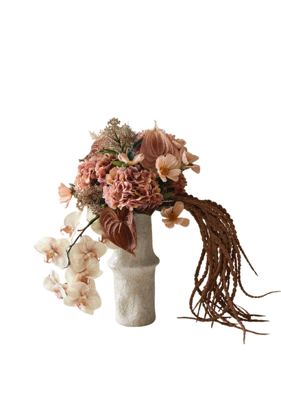 Bouquet Old Rose Fleurs Artificielles Tons